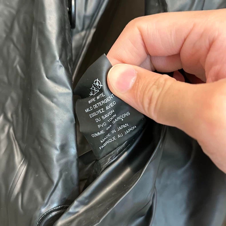 COMME des GARCONS 1987 PVC Jacket