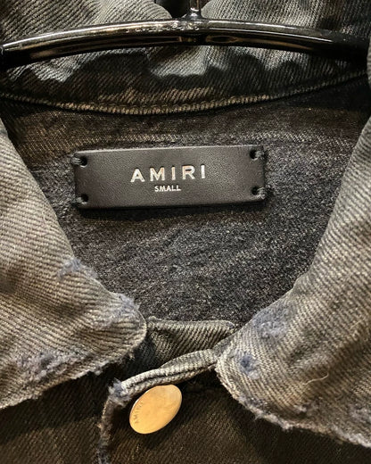 Amiri Black MX2 Denim Jacket