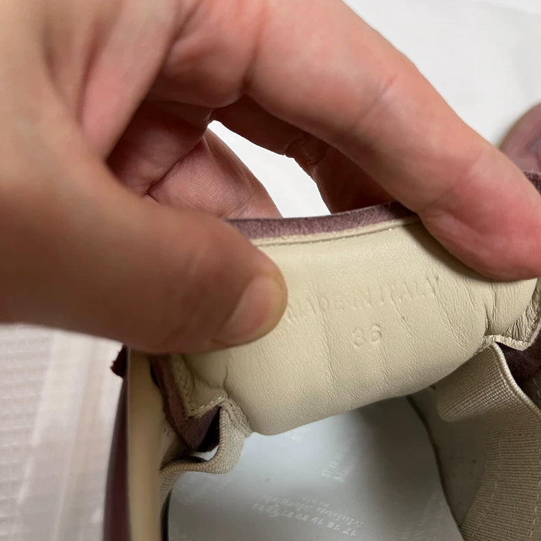 Maison Margiela Sneakers in Burgundy Color