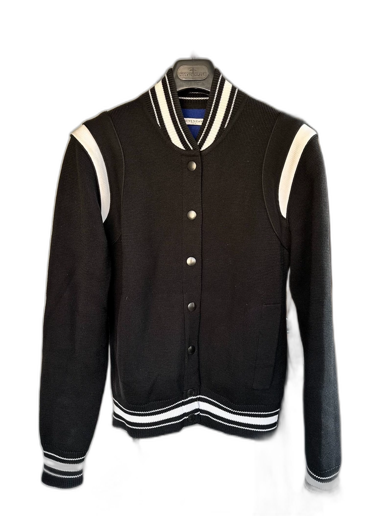 Givenchy Black White Embroidered Jacket