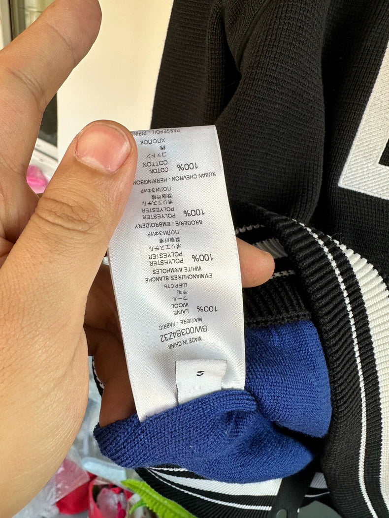 Givenchy Black White Embroidered Jacket