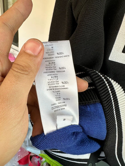 Givenchy Black White Embroidered Jacket