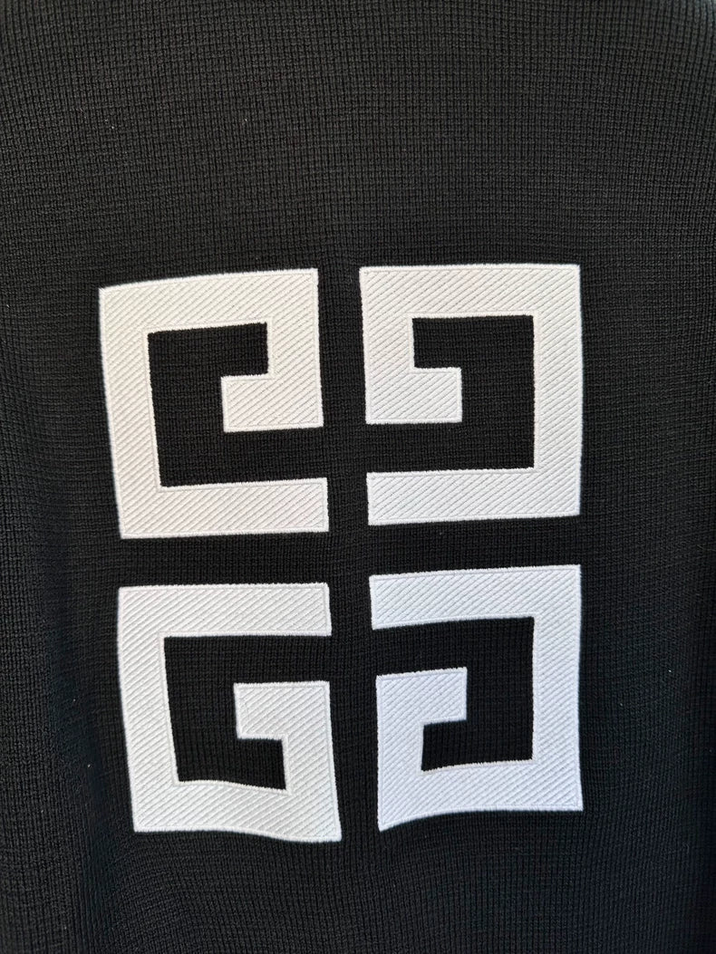 Givenchy Black White Embroidered Jacket