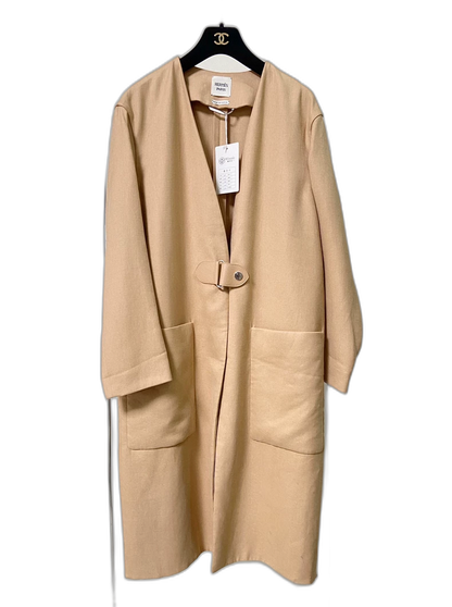 Hermes Coat for Men in Beige Color