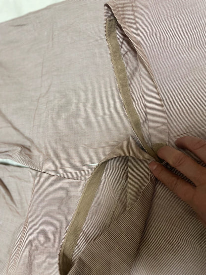 Hermes Brown Striped Pants