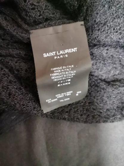 Saint Laurent Paris SLP Fishnet Top