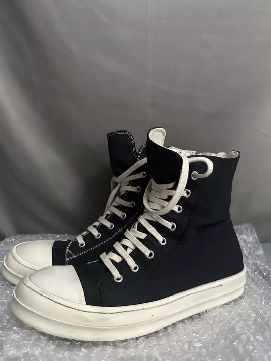 Rick Owens High-Top Sneakers Black-yf