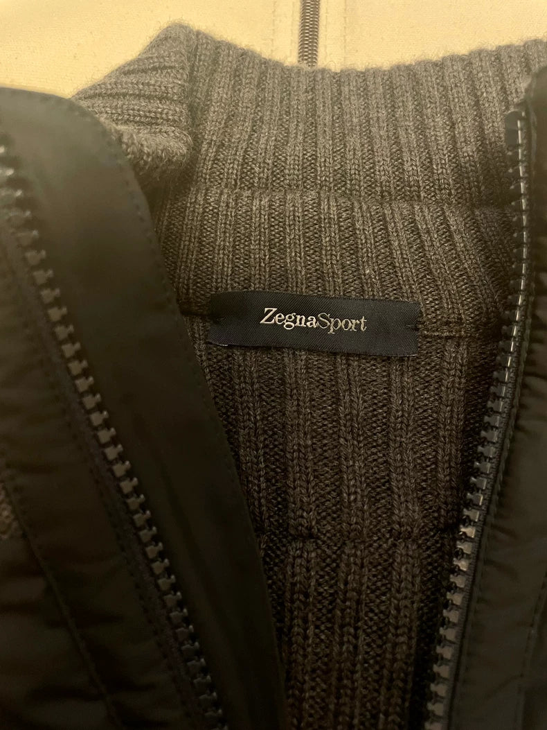 Ermenegildo Zegna Sports Zip Wool Jacket