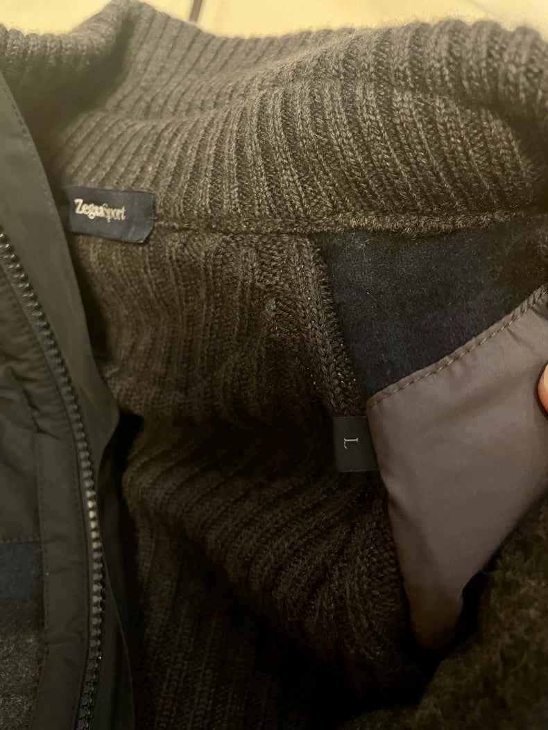 Ermenegildo Zegna Sports Zip Wool Jacket