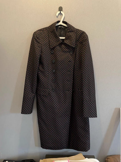 CDG homme plus Polka Dot Wool Coat