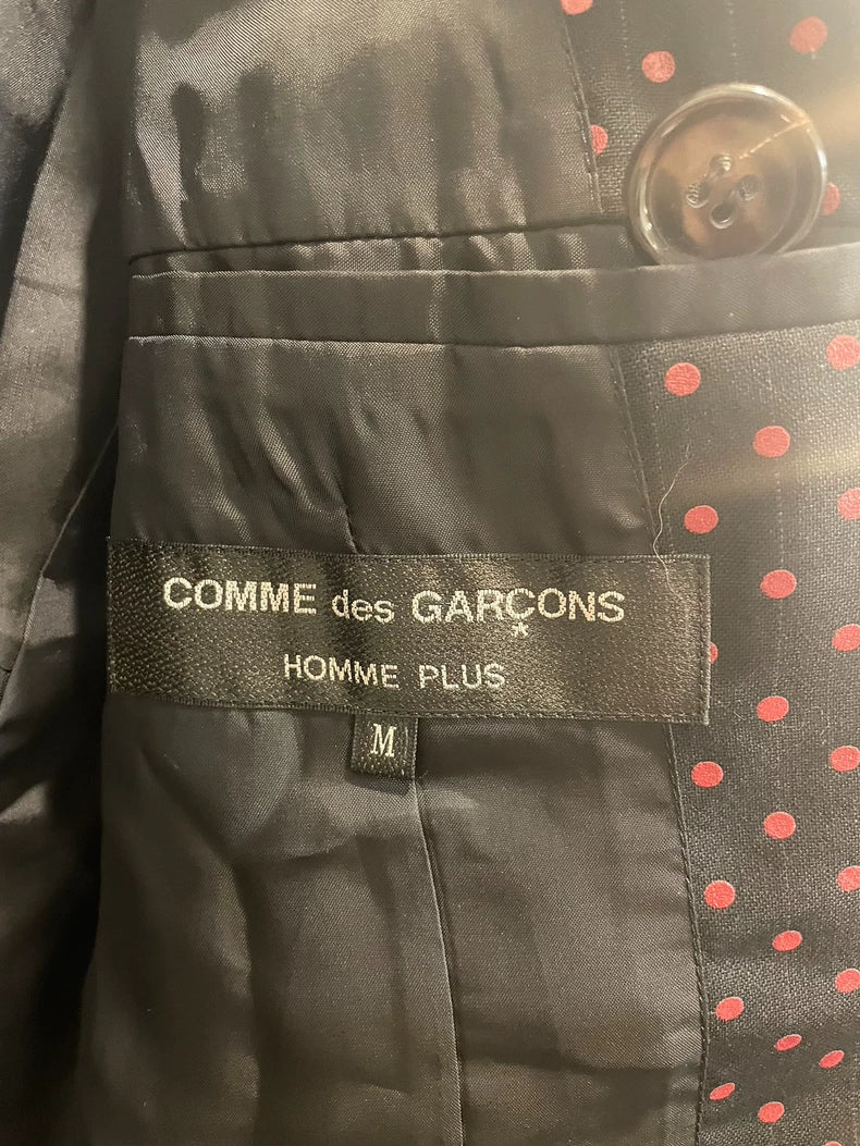 CDG homme plus Polka Dot Wool Coat