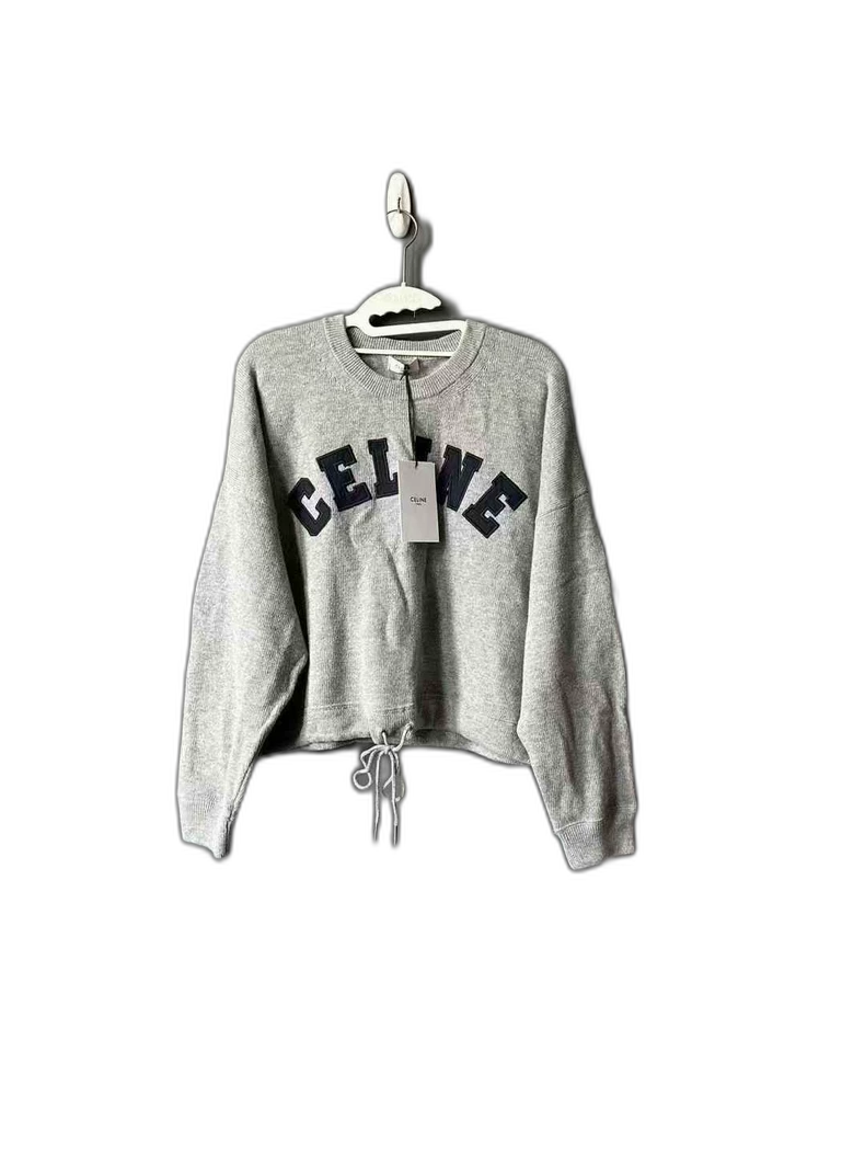 Celine Letter Knit Cashmere Sweater