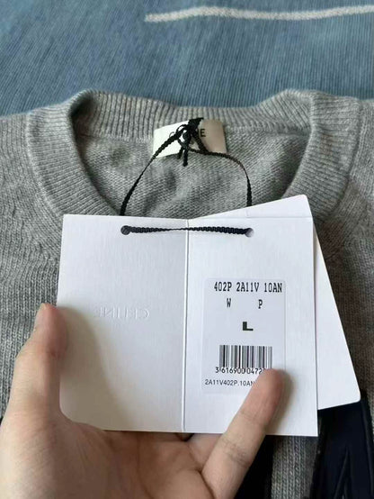 Celine Letter Knit Cashmere Sweater
