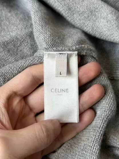 Celine Letter Knit Cashmere Sweater