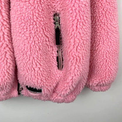 Pink Fur Hooded Jacket