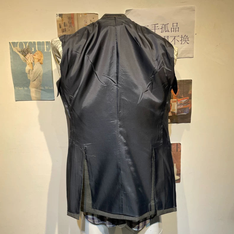 Vintage Dior Gray Wool Suit Jacket