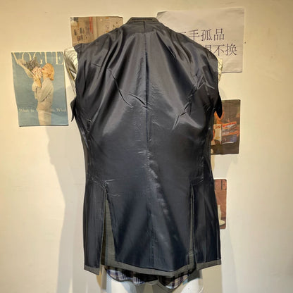 Vintage Dior Gray Wool Suit Jacket