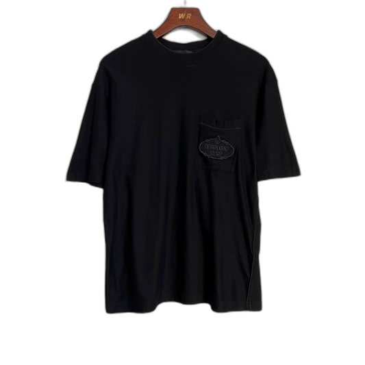 Prada Black Logo Short Sleeve T-Shirt