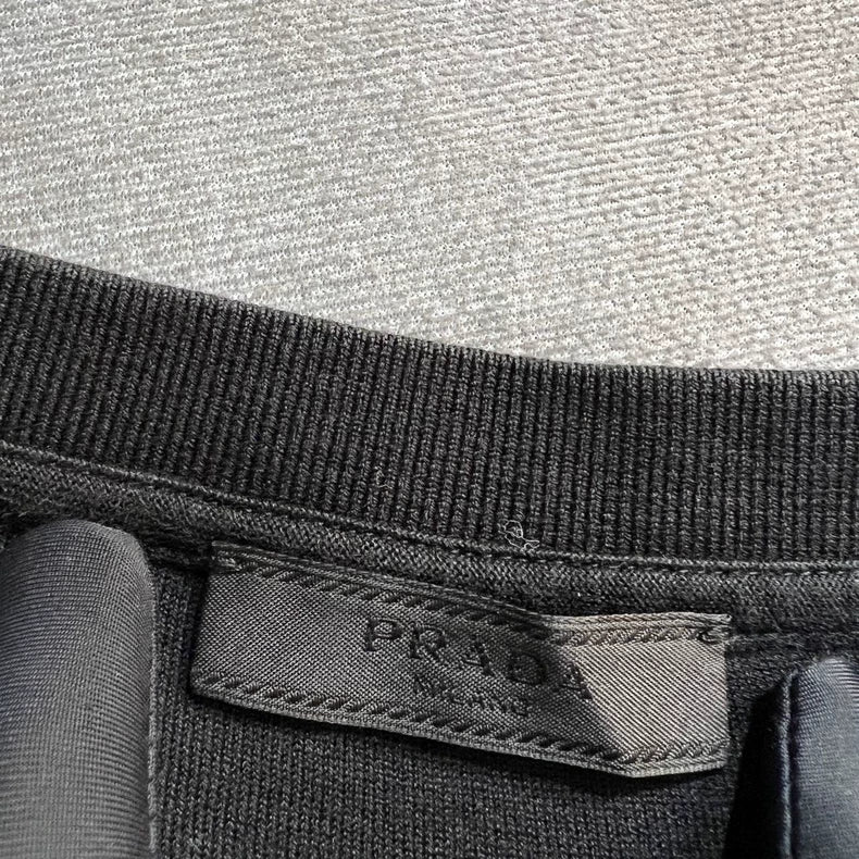 Prada Black Logo Short Sleeve T-Shirt