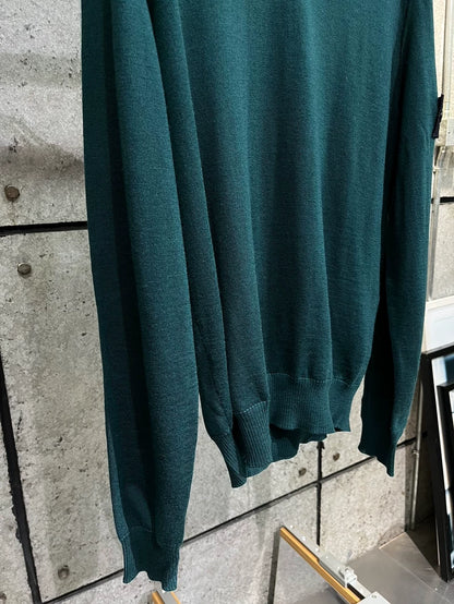 Green V-neck Sweater from Stone Island