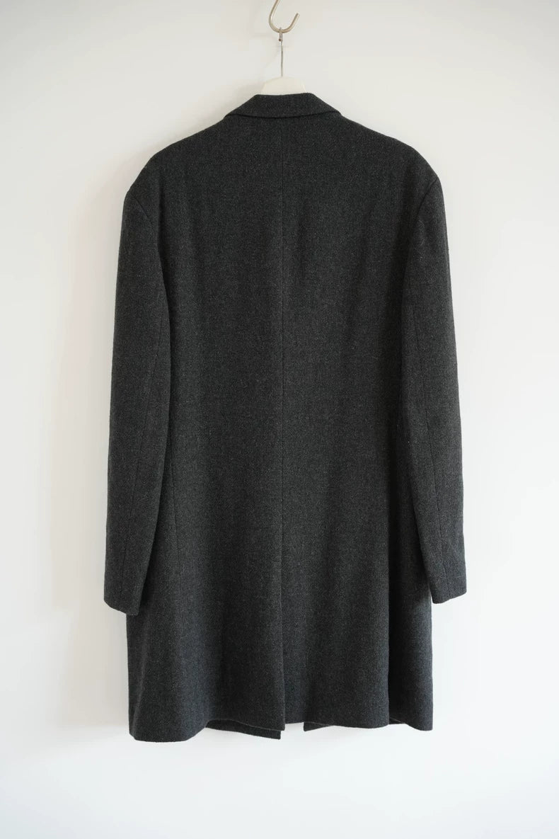 Yohji Yamamoto Gray Wool Blend Jacket