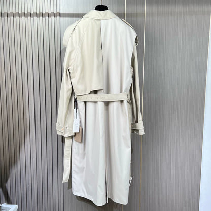 Bottega Veneta Khaki Deconstructed Trench Coat
