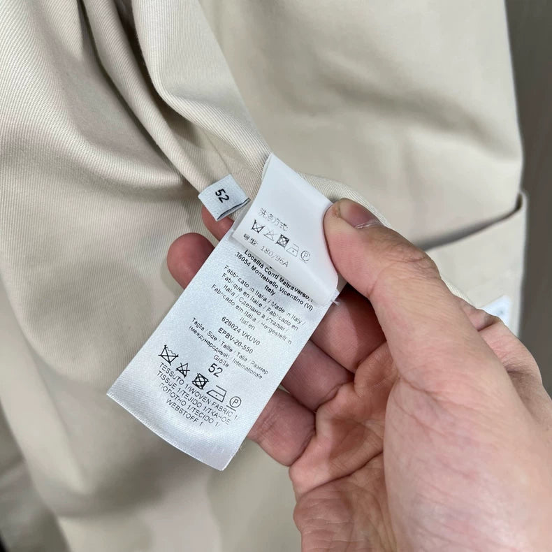 Bottega Veneta Khaki Deconstructed Trench Coat