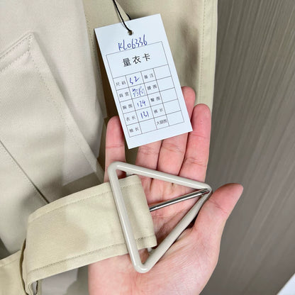 Bottega Veneta Khaki Deconstructed Trench Coat