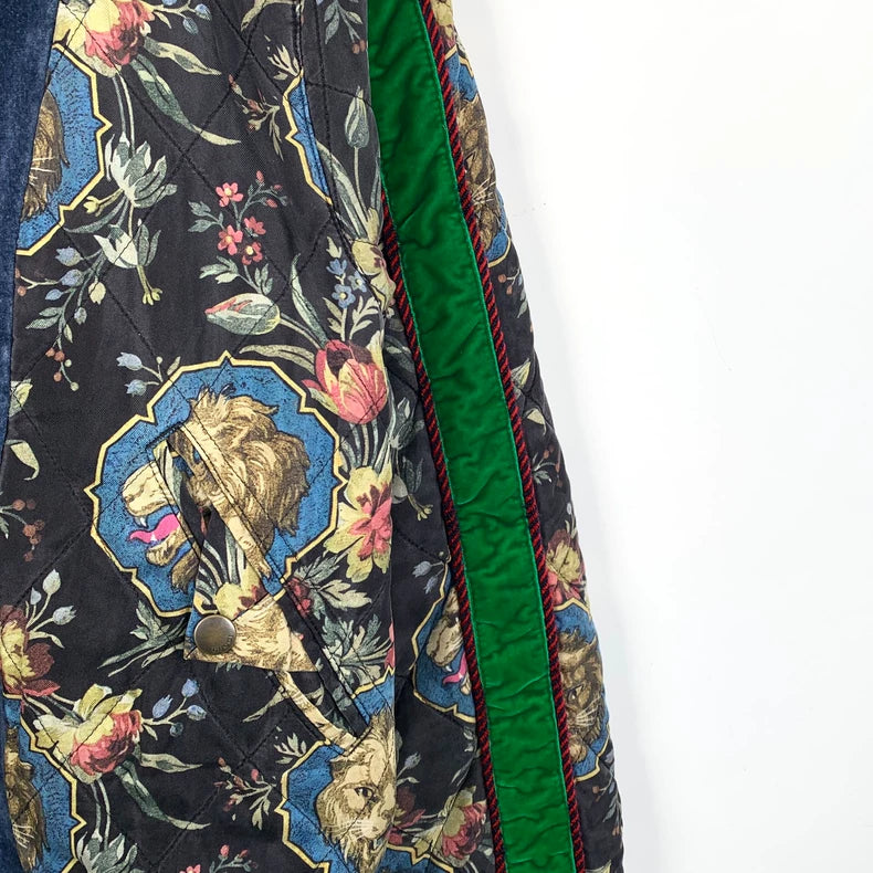 Gucci Colorful Floral Print Zip Jacket