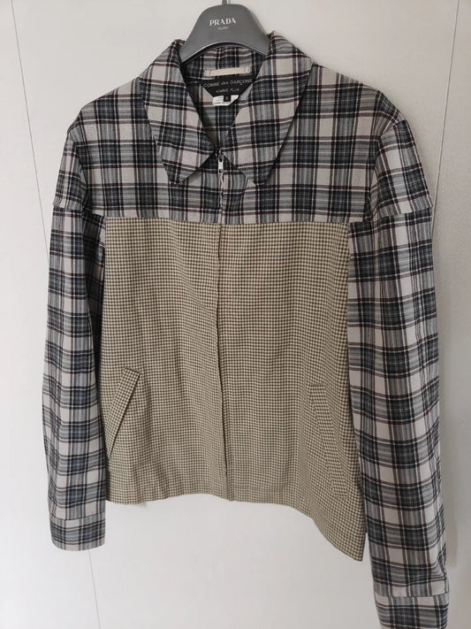 Comme des Garcons Houndstooth Short Jacket