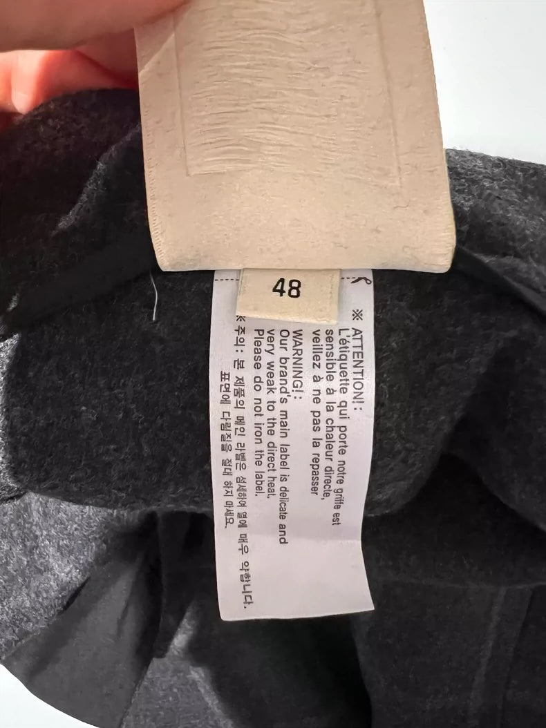 Plaid Two-Piece Trousers in Black