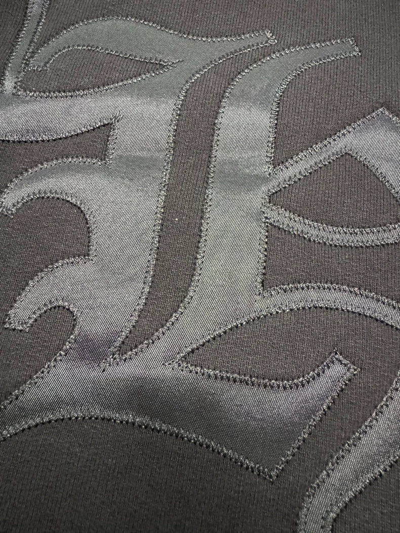 Chrome Hearts Black Embroidered CH Sweatshirt-yf