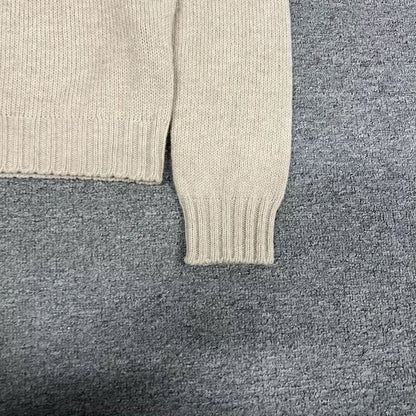 Celine Embroidered Wool Knit Sweater