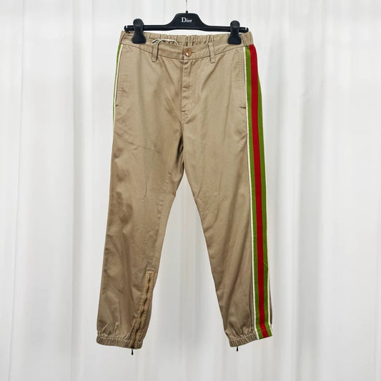 Gucci Red Green Web Double G Pants-yf