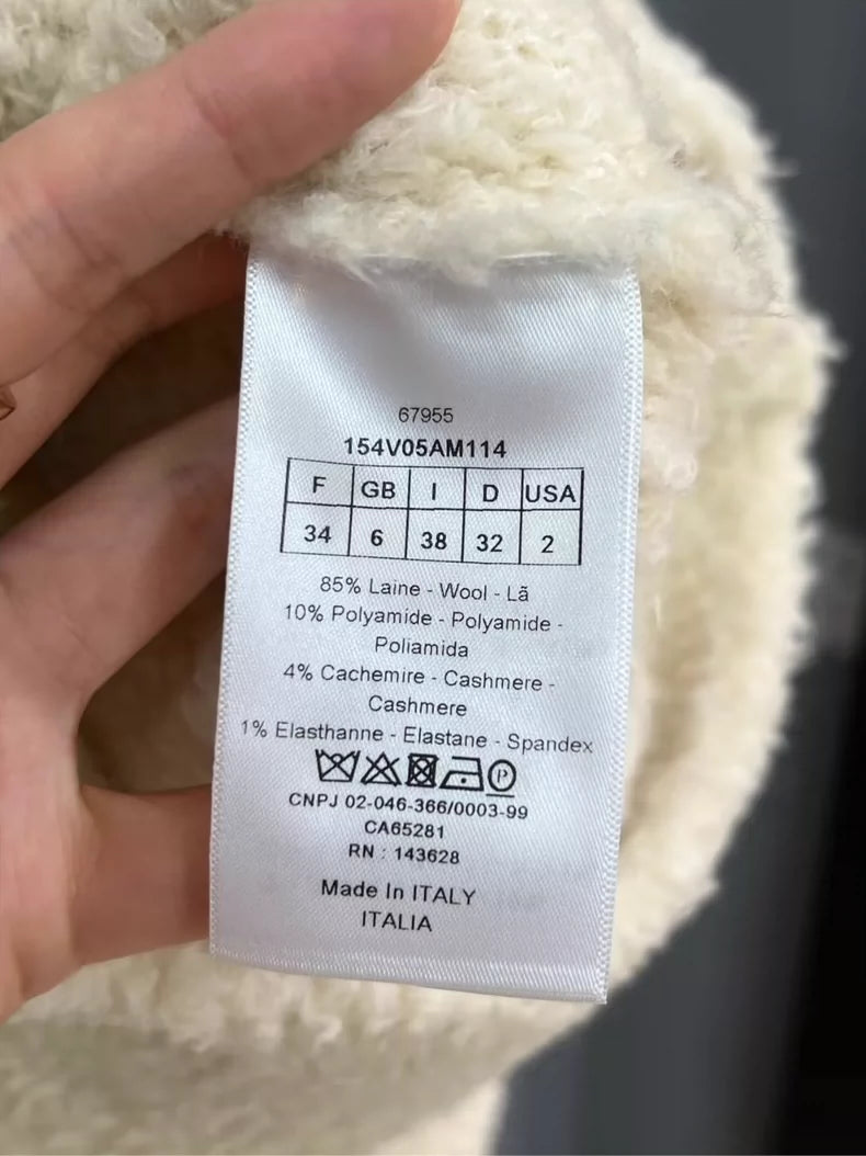 Dior Bee Teddy Jacket Size 34