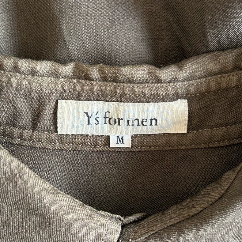 Olive Green Wool Shirt by Yohji Yamamoto