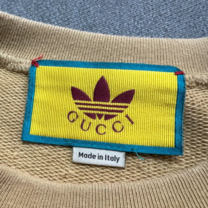 Gucci x Adidas Striped Embroidery Sweatshirt