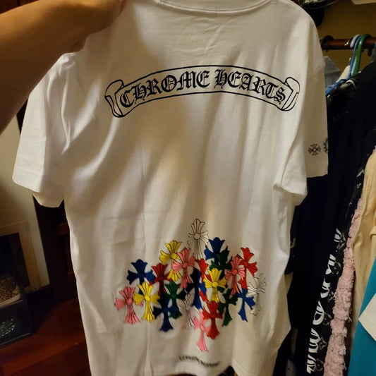 Chrome Hearts Colorful Short Sleeve T-Shirt