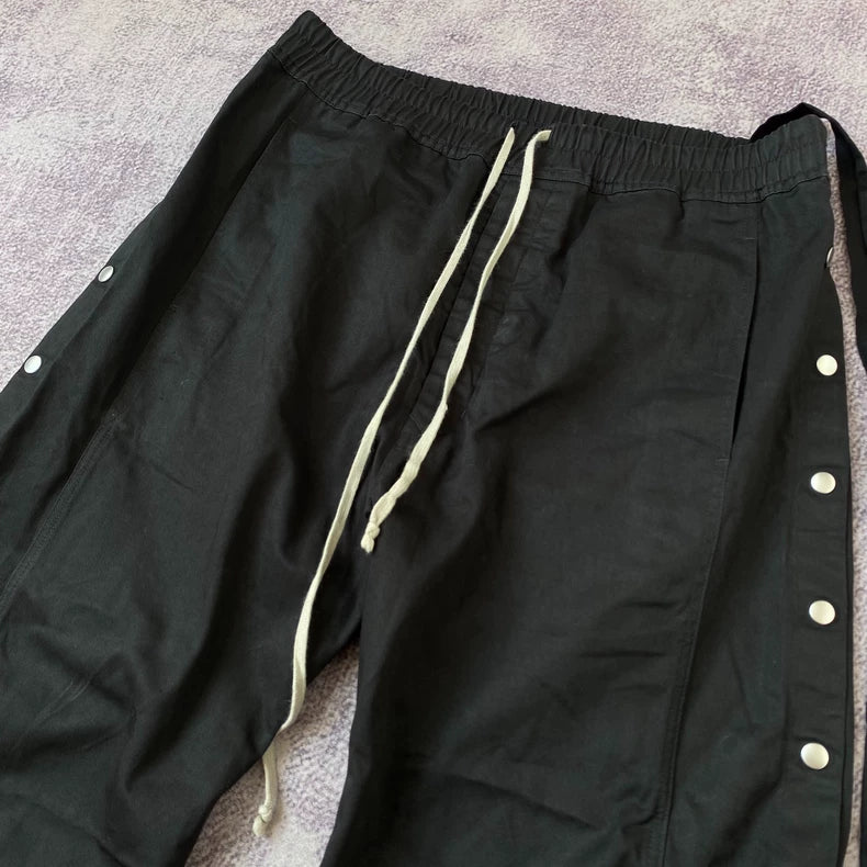 Rick Owens Wide-Leg Button Pants