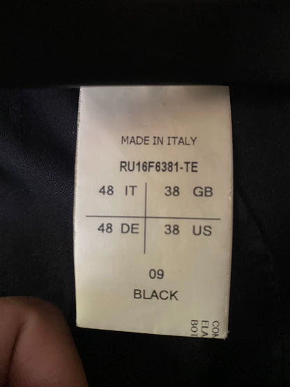 Rick Owens Cropped Black Casual Pants-yf