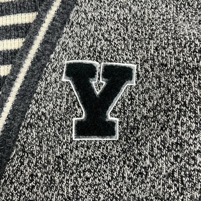 Saint Laurent Striped Knit Cardigan Jacket