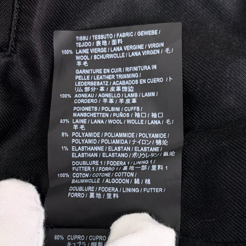 Saint Laurent Red Black Baseball Jacket