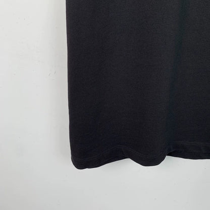 Black Logo Cotton Short Sleeve T-Shirt