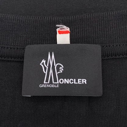 Black Logo Cotton Short Sleeve T-Shirt