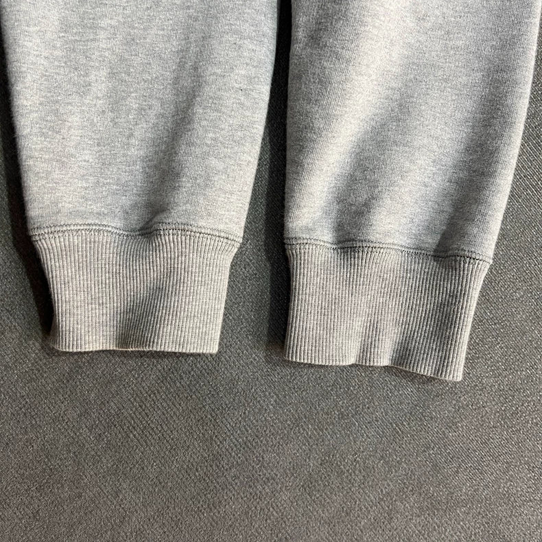 Dior Grey Embroidered Logo Hoodie
