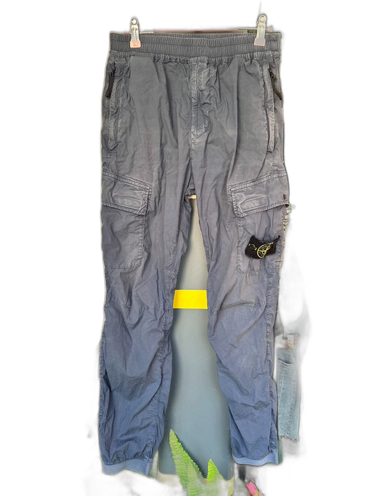 Stone Island Washed Grey Jogger Pants