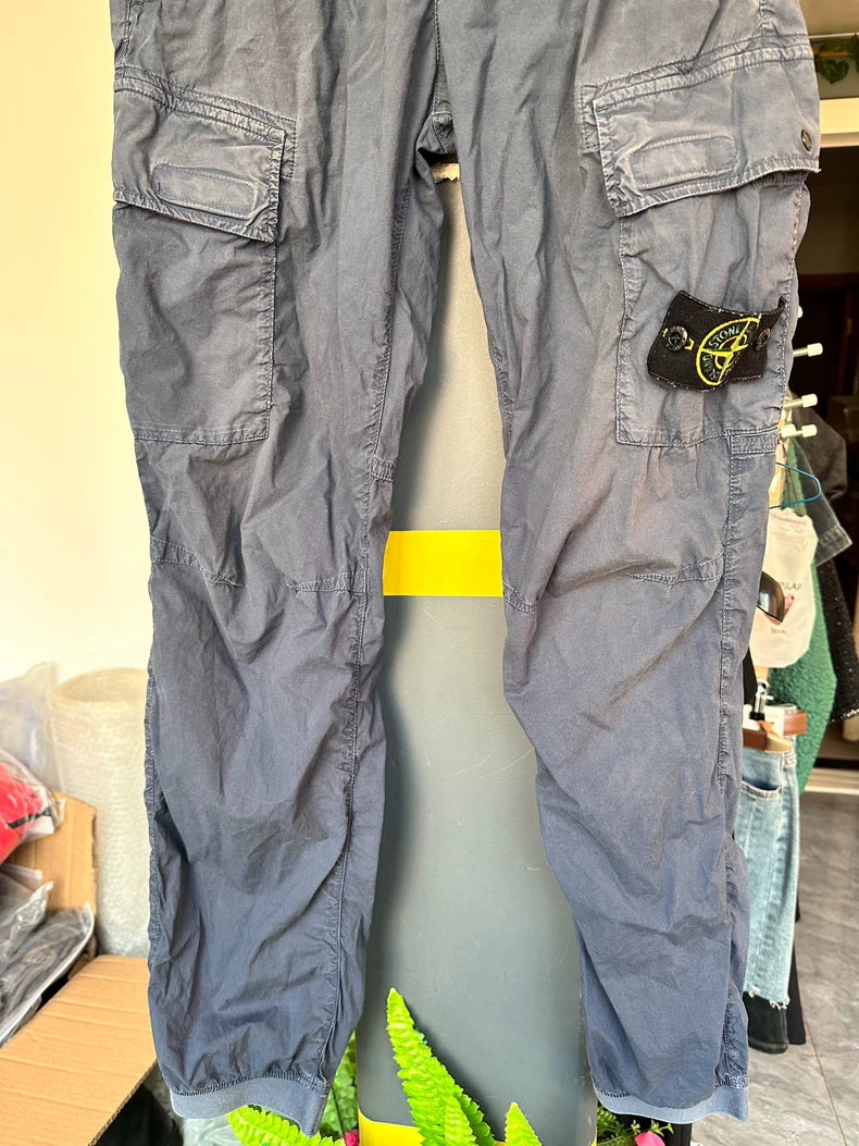 Stone Island Washed Grey Jogger Pants