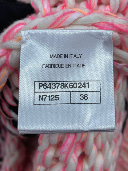 Chanel Pink Boucle Knit Cardigan