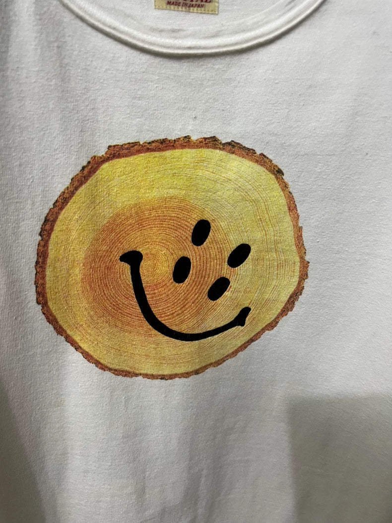 Kapital Smiley Face Short Sleeve T-Shirt-yf