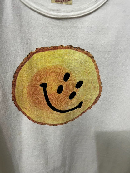 Kapital Smiley Face Short Sleeve T-Shirt-yf